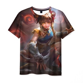 Мужская футболка 3D с принтом mobile legends в городе Новоалтайск, 100% полиэфир | прямой крой, круглый вырез горловины, длина до линии бедер | Тематика изображения на принте: 5v5 | dota | game | heroes | legends | moba | mobile | mobile legends | mobile moba | pubg | pvp | герои | дети | для женщин | для мужчин | дота | игра | легенда | моба | мобла