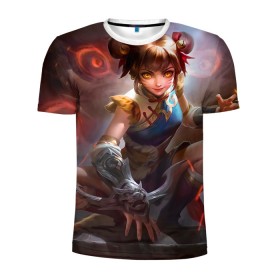 Мужская футболка 3D спортивная с принтом mobile legends в городе Новоалтайск, 100% полиэстер с улучшенными характеристиками | приталенный силуэт, круглая горловина, широкие плечи, сужается к линии бедра | 5v5 | dota | game | heroes | legends | moba | mobile | mobile legends | mobile moba | pubg | pvp | герои | дети | для женщин | для мужчин | дота | игра | легенда | моба | мобла