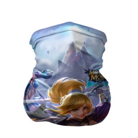 Бандана-труба 3D с принтом mobile legends в городе Новоалтайск, 100% полиэстер, ткань с особыми свойствами — Activecool | плотность 150‒180 г/м2; хорошо тянется, но сохраняет форму | 5v5 | dota | game | heroes | legends | moba | mobile | mobile legends | mobile moba | pubg | pvp | герои | дети | для женщин | для мужчин | дота | игра | легенда | моба | мобла