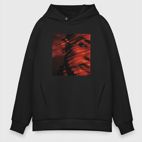 Мужское худи Oversize хлопок с принтом LIL KRYSTALLL NO LABEL в городе Новоалтайск, френч-терри — 70% хлопок, 30% полиэстер. Мягкий теплый начес внутри —100% хлопок | боковые карманы, эластичные манжеты и нижняя кромка, капюшон на магнитной кнопке | krystal | krystalll | lil | no label | кристал | кристаллл | кристл | лил
