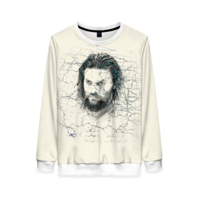 Женский свитшот 3D с принтом AQUAMAN в городе Новоалтайск, 100% полиэстер с мягким внутренним слоем | круглый вырез горловины, мягкая резинка на манжетах и поясе, свободная посадка по фигуре | aquaman | atlanna | atlantean soldier | black manta | brine king | mera | orm | vdgerir | аквамен | аквамэн | артур карри | атланта | мера