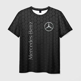 Мужская футболка 3D с принтом MERCEDES-BENZ  в городе Новоалтайск, 100% полиэфир | прямой крой, круглый вырез горловины, длина до линии бедер | amg | auto | brabus | carbon | mercedes | sport | авто | автомобиль | автомобильные | амг | брабус | бренд | карбон | марка | машины | мерседес | спорт