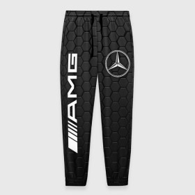 Мужские брюки 3D с принтом MERCEDES-BENZ AMG в городе Новоалтайск, 100% полиэстер | манжеты по низу, эластичный пояс регулируется шнурком, по бокам два кармана без застежек, внутренняя часть кармана из мелкой сетки | Тематика изображения на принте: amg | auto | brabus | carbon | mercedes | sport | авто | автомобиль | автомобильные | амг | брабус | бренд | карбон | марка | машины | мерседес | спорт