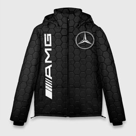 Мужская зимняя куртка 3D с принтом MERCEDES-BENZ AMG в городе Новоалтайск, верх — 100% полиэстер; подкладка — 100% полиэстер; утеплитель — 100% полиэстер | длина ниже бедра, свободный силуэт Оверсайз. Есть воротник-стойка, отстегивающийся капюшон и ветрозащитная планка. 

Боковые карманы с листочкой на кнопках и внутренний карман на молнии. | Тематика изображения на принте: amg | auto | brabus | carbon | mercedes | sport | авто | автомобиль | автомобильные | амг | брабус | бренд | карбон | марка | машины | мерседес | спорт