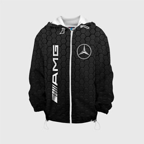 Детская куртка 3D с принтом MERCEDES-BENZ AMG в городе Новоалтайск, 100% полиэстер | застежка — молния, подол и капюшон оформлены резинкой с фиксаторами, по бокам — два кармана без застежек, один потайной карман на груди, плотность верхнего слоя — 90 г/м2; плотность флисового подклада — 260 г/м2 | Тематика изображения на принте: amg | auto | brabus | carbon | mercedes | sport | авто | автомобиль | автомобильные | амг | брабус | бренд | карбон | марка | машины | мерседес | спорт