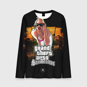Мужской лонгслив 3D с принтом Gta SA в городе Новоалтайск, 100% полиэстер | длинные рукава, круглый вырез горловины, полуприлегающий силуэт | game | gta | gta 5 | gta inline | gta rp | gta sa | gta samp | gta v | gta vice city | los santos | news | rockstar game | vice city | гта | гта 5 | гта вайс сити | гта са | девушкам | игра | лос сантос | мальчикам | самп