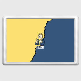 Магнит 45*70 с принтом Fallout logo boy в городе Новоалтайск, Пластик | Размер: 78*52 мм; Размер печати: 70*45 | boy | fallout | game | newvegas | nukacola | shelter | апокалипсис | вегас | война | игра | игроман | компьютерные | лого | логотип | логотипигры | наездник | оружие | персонажи | постапокалипсис | свобода | симулятор