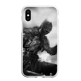 Чехол для iPhone XS Max матовый с принтом DARK SOULS в городе Новоалтайск, Силикон | Область печати: задняя сторона чехла, без боковых панелей | dark | dark souls | demon souls | knight | praise the sun | дарк соулс | демон соулс | игры | рыцарь | темные души | тьма