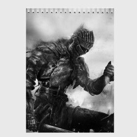 Скетчбук с принтом DARK SOULS в городе Новоалтайск, 100% бумага
 | 48 листов, плотность листов — 100 г/м2, плотность картонной обложки — 250 г/м2. Листы скреплены сверху удобной пружинной спиралью | dark | dark souls | demon souls | knight | praise the sun | дарк соулс | демон соулс | игры | рыцарь | темные души | тьма