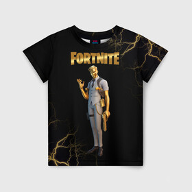 Детская футболка 3D с принтом Gold Midas Fortnite 2 в городе Новоалтайск, 100% гипоаллергенный полиэфир | прямой крой, круглый вырез горловины, длина до линии бедер, чуть спущенное плечо, ткань немного тянется | chapter 2 | fortnite | fortnite 2 | gold midas | gold midas fortnite | gold midas fortnite 2 | midas | season 2 | золотой | золотой мидас | лого фортнайт | мидас | сезон 2 | фортнайт | фортнайт 2 | фортнайт вторая глава | фортнайт глава 2