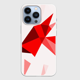 Чехол для iPhone 13 Pro с принтом GEOMETRY RED в городе Новоалтайск,  |  | Тематика изображения на принте: abstract | abstraction | color | fractal | geometry | paitnt | polygon | polygonal | psy | абстракция | геометрия | краски | неоновые | полигоны | психоделика | фрактал