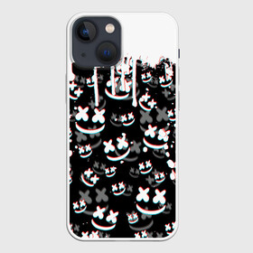Чехол для iPhone 13 mini с принтом MARSHMELLO GLITCH в городе Новоалтайск,  |  | dj | glitch | marshmello | marshmellow | usa | америка | глитч | клуб | клубная музыка | мармело | маршмелло | маршмеллоу | музыка | музыкант