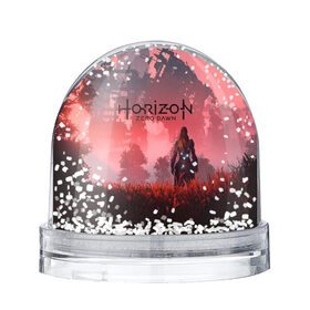 Снежный шар с принтом HORIZON ZERO DAWN в городе Новоалтайск, Пластик | Изображение внутри шара печатается на глянцевой фотобумаге с двух сторон | aloy | antasy girl | art | artwork | digital art | fantasy | horizon | horizon: zero dawn | landscape | tallneck | warrior fantasy | weapon | zero dawn