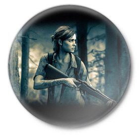 Значок с принтом THE LAST OF US (+спина) (Z) в городе Новоалтайск,  металл | круглая форма, металлическая застежка в виде булавки | allie | cicadas | fireflies | naughty dog | the last of us | the last of us part 2 | бандиты | джоэл | дина | каннибалы | кейт | марлин | охотники | последние из нас | цикады | элли