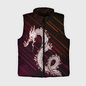 Женский жилет утепленный 3D с принтом Dragon  Дракон в городе Новоалтайск,  |  | china | dragon | dragons | snake | tatto | анаконда | бронь | будда | буддизм | доспехи | дракон | дракончик | защита | змея | инь | инь янь | китайский | китайский дракон | ля | предсказание | тату | чешуя | янь