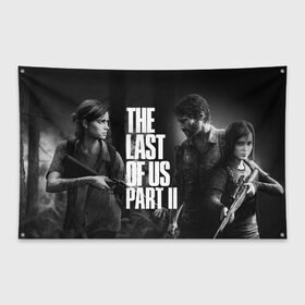 Флаг-баннер с принтом THE LAST OF US 2 в городе Новоалтайск, 100% полиэстер | размер 67 х 109 см, плотность ткани — 95 г/м2; по краям флага есть четыре люверса для крепления | cicadas | fireflies | naughty dog | the last of us | the last of us part 2 | tlou | tlou2 | джоэл | ласт оф ас | последние из нас | цикады | элли