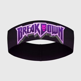 Повязка на голову 3D с принтом JoJo BreakDown в городе Новоалтайск,  |  | Тематика изображения на принте: break down | breakdown | jo jo | jojo | joster | kawajiri | killer queen | kira | kira yoshikage | kosaku | yoshikage | джо джо | джоджо | джостер | жо жо | жожо | квин | кира | кира ешикаге | куин