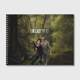 Альбом для рисования с принтом THE LAST OF US в городе Новоалтайск, 100% бумага
 | матовая бумага, плотность 200 мг. | cicadas | fireflies | naughty dog | the last of us | the last of us part 2 | джоэл | последние из нас | цикады | элли