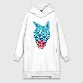 Платье-худи хлопок с принтом Mister wolf в городе Новоалтайск,  |  | ears | eyes | grin | jaw | nose | orbits | skin | skull | teeth | wolf | волк | глаза | глазницы | зубы | нос | пасть | уши | череп
