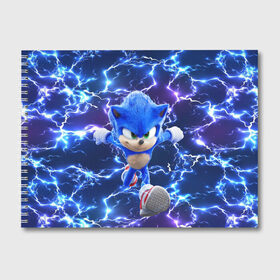 Альбом для рисования с принтом Sonic Соник в городе Новоалтайск, 100% бумага
 | матовая бумага, плотность 200 мг. | Тематика изображения на принте: blue | dendi | game | mult | multfilm | pc | sega | sonic | sonic the hedgehog | speed | xbox | грозы | еж | ежик | молния | мульт | мультик | мультфильм | синий | скорость | соник | соник в кино | яркий