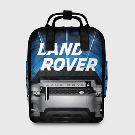 Женский рюкзак 3D с принтом LAND ROVER. в городе Новоалтайск, 100% полиэстер | лямки с регулируемой длиной, сверху ручки, чтобы рюкзак нести как сумку. Основное отделение закрывается на молнию, как и внешний карман. Внутри два дополнительных кармана, один из которых закрывается на молнию. По бокам два дополнительных кармашка, куда поместится маленькая бутылочка
 | abstract | auto | brand | car | geometry | landrover | sport | texture | абстракция | авто | автомобильные | бренд | геометрия | классика | ленд ровер | лэнд ровер | машины | модные | спорт | стиль | текстура