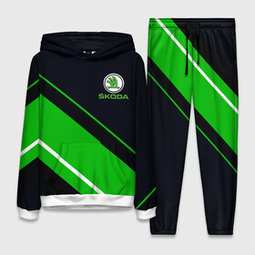 Женский костюм 3D (с толстовкой) SKODA.: в городе Новоалтайск,  |  | abstract | auto | brand | car | geometry | skoda | sport | texture | абстракция | авто | автомобильные | бренд | геометрия | классика | машины | модные | спорт | стиль | текстура | шкода