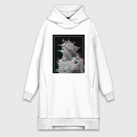 Платье-худи хлопок с принтом Vaporwave statue в городе Новоалтайск,  |  | art | glitch | glitched | retro | signal | style | trend | trends | trendy | tv | vaporwave | вапорвейв | глитч | глитчед | глич | гличед | искусство | картина | паровая волна | помехи | ретровейв | сигнал | статуя | стиль | телевизор | тренд 