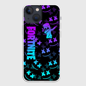 Чехол для iPhone 13 mini с принтом FORTNITE x MARSHMELLO | ФОРТНАЙТ в городе Новоалтайск,  |  | deadmau5 | fortnite | fortnite 2 | fortnite x маршмелло | ikonik | marshmello | ninja | ninja streamer | raven | travis scott | ворон | иконик | ниндзя | пили | рейвен | трэвис скотт | фортнайт