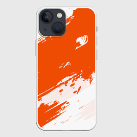 Чехол для iPhone 13 mini с принтом Хвост Феи коралловые тона в городе Новоалтайск,  |  | amv | anime | bedtime stories | fairy tail | hindi kahani | natsu | story | драгнил | дракон | зереф | люси | маг | манга | нацу | феникс | фиор | хартфилия | хвост феи | хэппи
