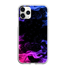 Чехол для iPhone 11 Pro Max матовый с принтом ОГОНЬ НЕОН в городе Новоалтайск, Силикон |  | абстракция | горит | неон | неоновый | огонь | пламя | пожар | синий | текстура | фиолетовый | яркий