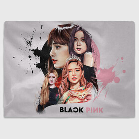 Плед 3D с принтом blackpink в городе Новоалтайск, 100% полиэстер | закругленные углы, все края обработаны. Ткань не мнется и не растягивается | black  pink | blackpink | jennie | jisoo | k pop | lalisa | группа | к поп | корейская группа | розовый | черный