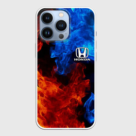 Чехол для iPhone 13 Pro с принтом HONDA в городе Новоалтайск,  |  | honda | авто | автомобиль | логотип | марка | машина | надпись | огонь | текстура | хонда