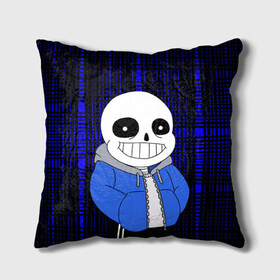 Подушка 3D с принтом Sans | Undertale в городе Новоалтайск, наволочка – 100% полиэстер, наполнитель – холлофайбер (легкий наполнитель, не вызывает аллергию). | состоит из подушки и наволочки. Наволочка на молнии, легко снимается для стирки | asriel dreemurr | blaster | chara | frisk | gaster | sans | skull | undertale | азриэль дримурр | андертале | андертейл | андрайн | гастер | игра | меттатон | подземная история | подземная сказка | санс | скелет | ундертале | фриск