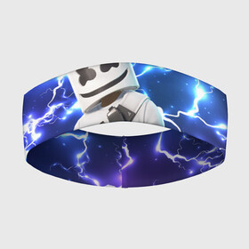 Повязка на голову 3D с принтом FORTNITE x MARSHMELLO в городе Новоалтайск,  |  | Тематика изображения на принте: deadmau5 | fortnite | fortnite 2 | fortnite x маршмелло | ikonik | marshmello | ninja | ninja streamer | raven | travis scott | ворон | иконик | ниндзя | пили | рейвен | трэвис скотт | фортнайт