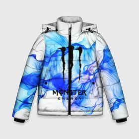 Зимняя куртка для мальчиков 3D с принтом MONSTER ENERGY в городе Новоалтайск, ткань верха — 100% полиэстер; подклад — 100% полиэстер, утеплитель — 100% полиэстер | длина ниже бедра, удлиненная спинка, воротник стойка и отстегивающийся капюшон. Есть боковые карманы с листочкой на кнопках, утяжки по низу изделия и внутренний карман на молнии. 

Предусмотрены светоотражающий принт на спинке, радужный светоотражающий элемент на пуллере молнии и на резинке для утяжки | adrenalin | energy monster | monster | monster energy | monstr | sport | адреналин | монстер | монстр | напиток | спорт | энергетик