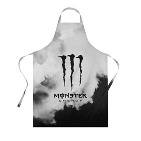 Фартук 3D с принтом MONSTER ENERGY в городе Новоалтайск, 100% полиэстер | общий размер — 65 х 85 см, ширина нагрудника — 26 см, горловина — 53 см, длина завязок — 54 см, общий обхват в поясе — 173 см. Принт на завязках и на горловине наносится с двух сторон, на основной части фартука — только с внешней стороны | adrenalin | energy monster | monster | monster energy | monstr | sport | адреналин | монстер | монстр | напиток | спорт | энергетик