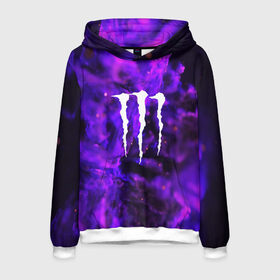 Мужская толстовка 3D с принтом MONSTER ENERGY в городе Новоалтайск, 100% полиэстер | двухслойный капюшон со шнурком для регулировки, мягкие манжеты на рукавах и по низу толстовки, спереди карман-кенгуру с мягким внутренним слоем. | adrenalin | energy monster | monster | monster energy | monstr | sport | адреналин | монстер | монстр | напиток | спорт | энергетик