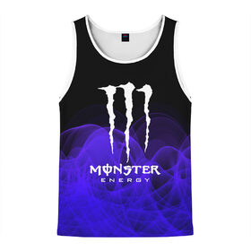 Мужская майка 3D с принтом MONSTER ENERGY в городе Новоалтайск, 100% полиэстер | круглая горловина, приталенный силуэт, длина до линии бедра. Пройма и горловина окантованы тонкой бейкой | adrenalin | energy monster | monster | monster energy | monstr | sport | адреналин | монстер | монстр | напиток | спорт | энергетик