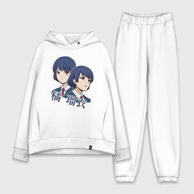 Женский костюм хлопок Oversize с принтом Rui Tachibana в городе Новоалтайск,  |  | anime | dome x kano | domekano | domestic girlfriend | domestic na kanojo | hina | natsuo | rui | аниме | домашняя девушка | домекано | домэкано | нацуо | родная подруга | руи | хина