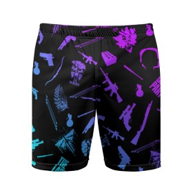 Мужские шорты спортивные с принтом PATTERN THE LAST OF US (Z) в городе Новоалтайск,  |  | allie | cicadas | fireflies | naughty dog | the last of us | the last of us part 2 | бандиты | джоэл | дина | каннибалы | кейт | марлин | охотники | последние из нас | цикады | элли