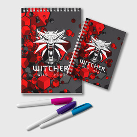 Блокнот с принтом The Witcher в городе Новоалтайск, 100% бумага | 48 листов, плотность листов — 60 г/м2, плотность картонной обложки — 250 г/м2. Листы скреплены удобной пружинной спиралью. Цвет линий — светло-серый
 | Тематика изображения на принте: netflix | the witcher | американский сериал | ве витчер | ведьмак | геральт | игра | кино | нетфликс | популярные иллюстрации | сериал | сериалы | фильмы | фэнтези