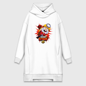 Платье-худи хлопок с принтом Brawl Stars Dynamike в городе Новоалтайск,  |  | brawl | brawl stars | brawl stars mike | brawler | dynamike | mike | new br | stars | бравл | бравл стар майк | бравл старс | взрыв | динамайк | диномайк | игра | майк | моба | мобильная | старс | шутер