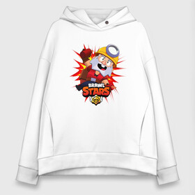 Женское худи Oversize хлопок с принтом Brawl Stars Dynamike в городе Новоалтайск, френч-терри — 70% хлопок, 30% полиэстер. Мягкий теплый начес внутри —100% хлопок | боковые карманы, эластичные манжеты и нижняя кромка, капюшон на магнитной кнопке | brawl | brawl stars | brawl stars mike | brawler | dynamike | mike | new br | stars | бравл | бравл стар майк | бравл старс | взрыв | динамайк | диномайк | игра | майк | моба | мобильная | старс | шутер