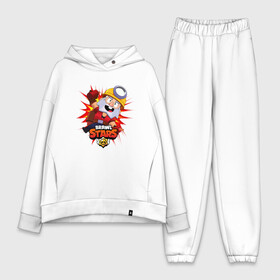 Женский костюм хлопок Oversize с принтом Brawl Stars Dynamike в городе Новоалтайск,  |  | brawl | brawl stars | brawl stars mike | brawler | dynamike | mike | new br | stars | бравл | бравл стар майк | бравл старс | взрыв | динамайк | диномайк | игра | майк | моба | мобильная | старс | шутер