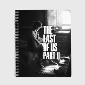 Тетрадь с принтом the last of us part 2 tlou2 в городе Новоалтайск, 100% бумага | 48 листов, плотность листов — 60 г/м2, плотность картонной обложки — 250 г/м2. Листы скреплены сбоку удобной пружинной спиралью. Уголки страниц и обложки скругленные. Цвет линий — светло-серый
 | cicadas | fireflies | naughty dog | the last of us | the last of us part 2 | tlou | tlou2 | джоэл | последние из нас | цикады | элли