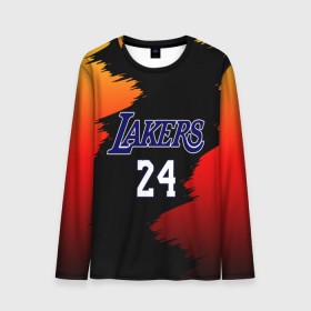 Мужской лонгслив 3D с принтом Los Angeles Lakers / Kobe Brya в городе Новоалтайск, 100% полиэстер | длинные рукава, круглый вырез горловины, полуприлегающий силуэт | Тематика изображения на принте: 24 | kobe | kobe bean bryant | lakers | los angeles | американский баскетболист | баскетбол | баскетболист | коби | коби бин брайант | лейкерс | лос анджелес | нью йорк