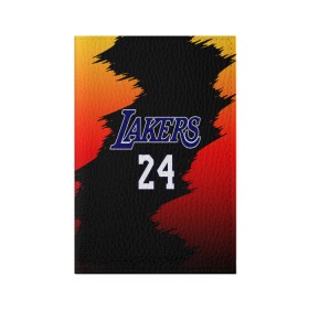 Обложка для паспорта матовая кожа с принтом Los Angeles Lakers / Kobe Brya в городе Новоалтайск, натуральная матовая кожа | размер 19,3 х 13,7 см; прозрачные пластиковые крепления | Тематика изображения на принте: 24 | kobe | kobe bean bryant | lakers | los angeles | американский баскетболист | баскетбол | баскетболист | коби | коби бин брайант | лейкерс | лос анджелес | нью йорк