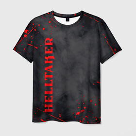 Мужская футболка 3D с принтом Helltaker Logo (Z) в городе Новоалтайск, 100% полиэфир | прямой крой, круглый вырез горловины, длина до линии бедер | azazel | beelzebub | cerberus | helltaker | judgement | justice | lucifer | malina | modeus | pandemonica | vanripper | zdrada | головоломка | демонессы | демоны | захватчик ада | зрада | инди | уставший демон | цербер