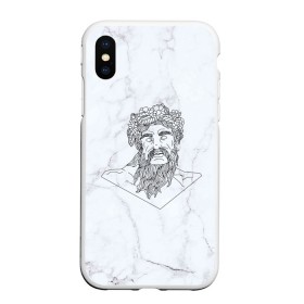 Чехол для iPhone XS Max матовый с принтом Посейдон в городе Новоалтайск, Силикон | Область печати: задняя сторона чехла, без боковых панелей | посейдон | скульптура | статуя