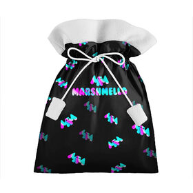 Подарочный 3D мешок с принтом Marshmello в городе Новоалтайск, 100% полиэстер | Размер: 29*39 см | fortnite | marshmello | абстракция | диджей | игра | маршмелло | маршмеллоу | маршмелоу | музыка | неон | фортнайт